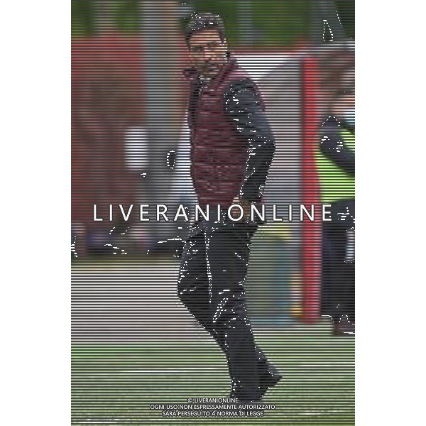 © TVRG Federico Giunti allenatore Milan Milan vs Juventus Campionato Primavera 1 TIM - 18a giornata Milano 10-04-2021 centro sportivo Peppino Vismara foto Roberto Garavaglia/ag. Aldo Liverani sas