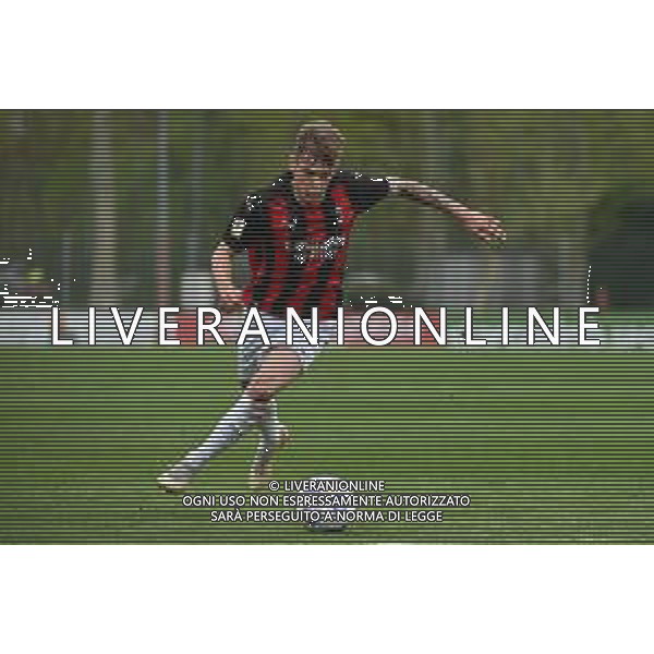 © TVRG Antonio Mionic (Milan) Milan vs Juventus Campionato Primavera 1 TIM - 18a giornata Milano 10-04-2021 centro sportivo Peppino Vismara foto Roberto Garavaglia/ag. Aldo Liverani sas