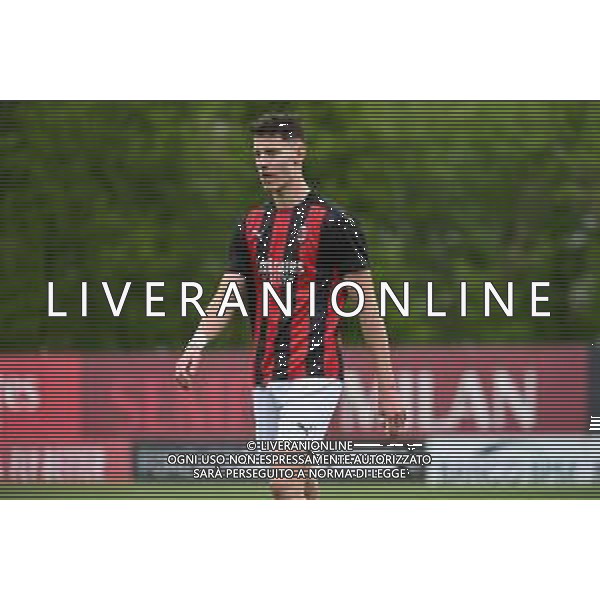 © TVRG Nikolaos Michelis (Milan) Milan vs Juventus Campionato Primavera 1 TIM - 18a giornata Milano 10-04-2021 centro sportivo Peppino Vismara foto Roberto Garavaglia/ag. Aldo Liverani sas