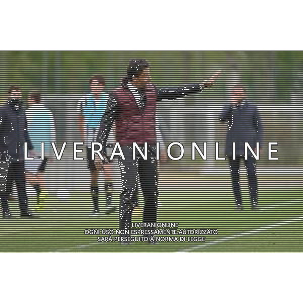 © TVRG Federico Giunti allenatore Milan Milan vs Juventus Campionato Primavera 1 TIM - 18a giornata Milano 10-04-2021 centro sportivo Peppino Vismara foto Roberto Garavaglia/ag. Aldo Liverani sas