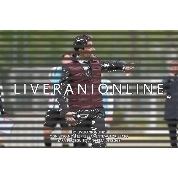 © TVRG Federico Giunti allenatore Milan Milan vs Juventus Campionato Primavera 1 TIM - 18a giornata Milano 10-04-2021 centro sportivo Peppino Vismara foto Roberto Garavaglia/ag. Aldo Liverani sas