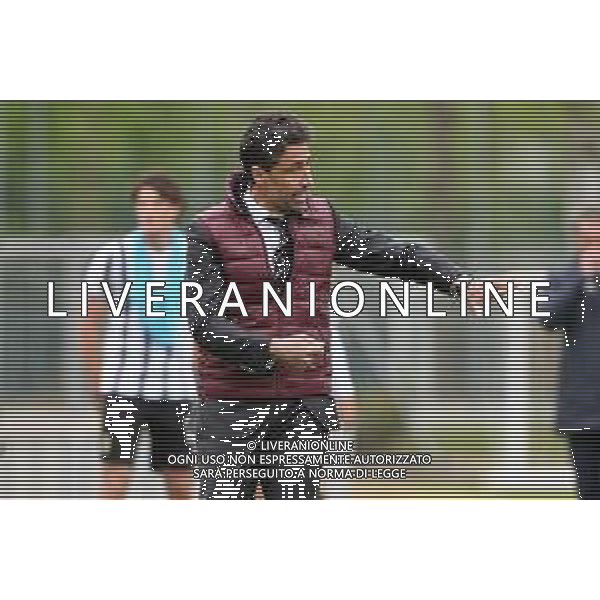 © TVRG Federico Giunti allenatore Milan Milan vs Juventus Campionato Primavera 1 TIM - 18a giornata Milano 10-04-2021 centro sportivo Peppino Vismara foto Roberto Garavaglia/ag. Aldo Liverani sas