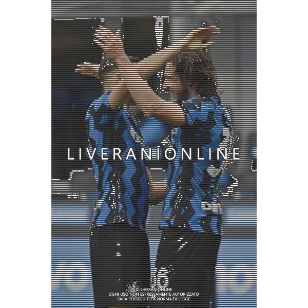 esultanza Inter dopo il gol dell\'1 a 0 di Matteo Darmian Inter vs Cagliari Campionato Serie A TIM - 30a giornata Milano 11-04-2021 Stadio Giuseppe Meazza - San Siro foto Roberto Garavaglia/ag. Aldo Liverani sas / AGENZIA ALDO LIVERANI SAS
