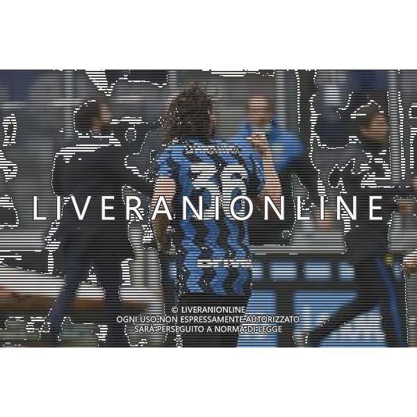 Matteo Darmian (Inter) esulta dopo il gol dell\'1 a 0 Inter vs Cagliari Campionato Serie A TIM - 30a giornata Milano 11-04-2021 Stadio Giuseppe Meazza - San Siro foto Roberto Garavaglia/ag. Aldo Liverani sas / AGENZIA ALDO LIVERANI SAS