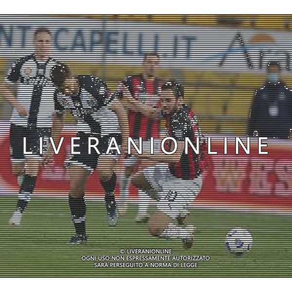 PARMA - MILAN CAMPIONATO CALCIO SERIE A TIM 10.04.2021 NELLA FOTO GRASSI E HAKAN CALHANOGLU ©SANTANDREA / AGENZIA ALDO LIVERANI SAS