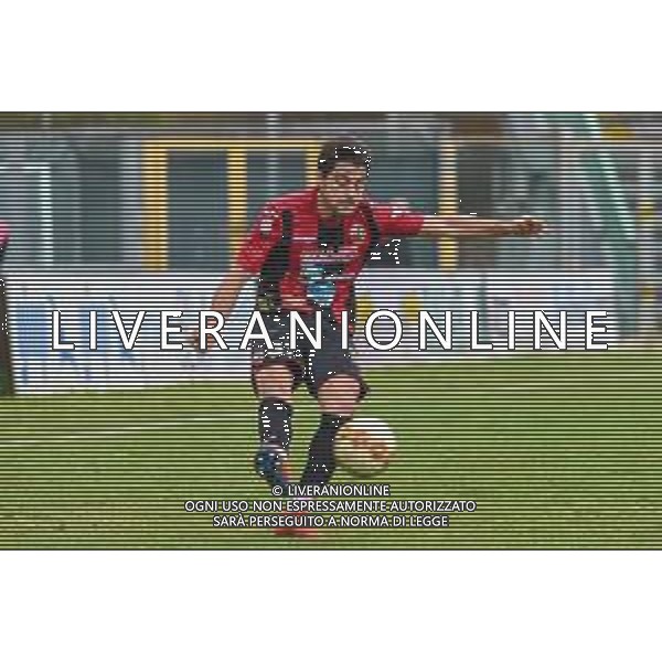 Fagiolinia/LMedia - Lucchese vs Livorno - Campionato di Calcio Serie C - Lega Pro 2020/2021 11 aprile 2021 - Stadio Porta Elisa, Lucca, Italia Nella foto: Giovanni Sbrissa (Lucchese) al cross @Fagiolinia/LMedia/ AGENZIA ALDO LIVERANI SAS