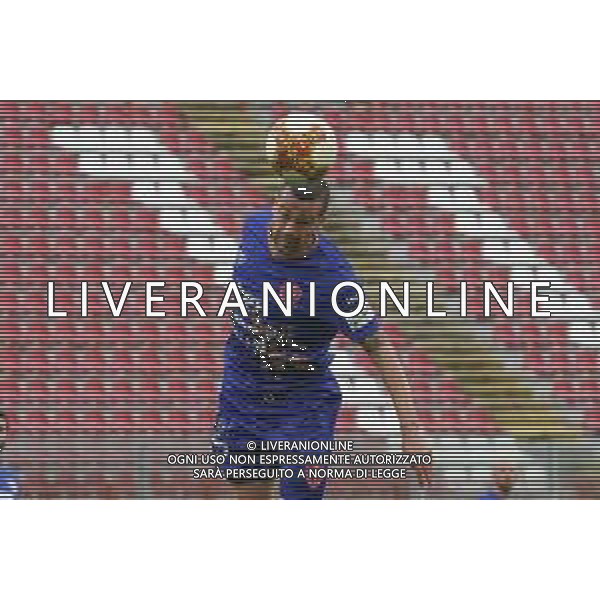 Cerquiglinio/LMedia - Perugia vs Triestina - Campionato di Calcio Serie C - Lega Pro 2020/2021 11 aprile 2021 - Stadio Renato Curi, Perugia, Italia Nella foto: lepore franco (triestina calcio) colpisce di esta @Cerquiglinio/LMedia/ AGENZIA ALDO LIVERANI SAS