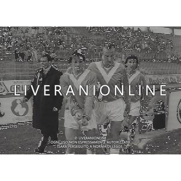 18-11-1990 BRESCIA-CAMPIONATO DI CALCIO SERIE B BRESCIA TRIESTINA 1-0 NELLA FOTO EDOARDO BORTOLOTTI E MARCO ROSSI AG ALDO LIVERANI SAS