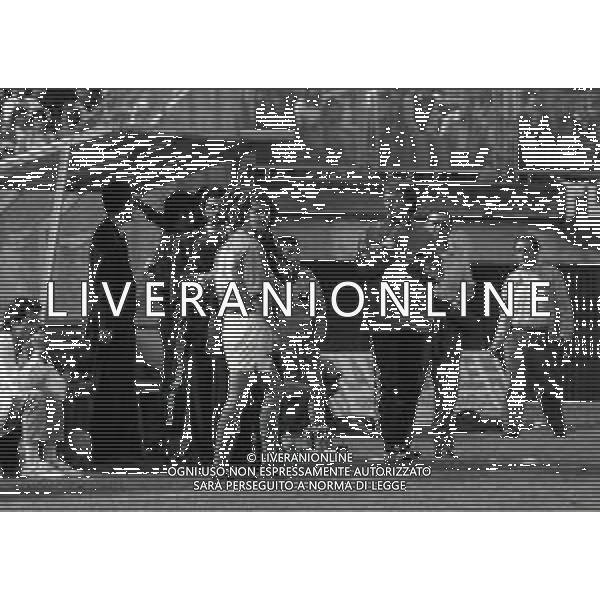 24-05-1992 BRESCIA -CAMPIONATO DI CALCIO SERIE B BRESCIA-ANCONA 2-0 NELLA FOTO EDOARDO BORTOLOTTI E MIRCEA LUCESCU AG ALDO LIVERANI SAS