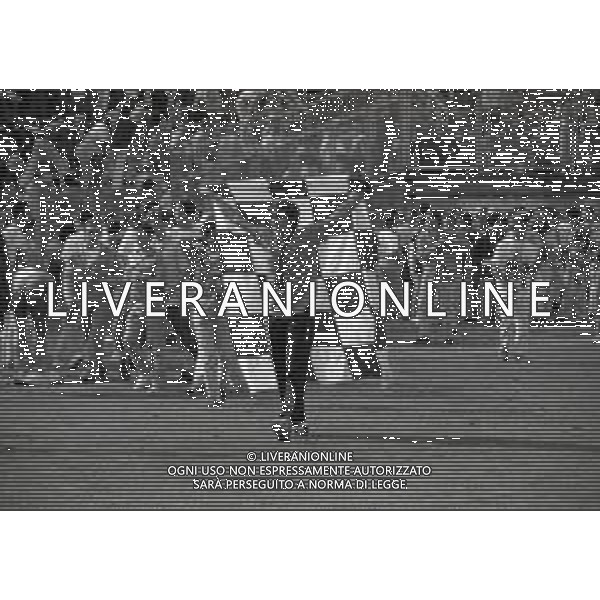 24-05-1992 BRESCIA -CAMPIONATO DI CALCIO SERIE B BRESCIA-ANCONA 2-0 NELLA FOTO TIFOSI BRESCIA FESTEGGIANO LA PROMOZIONE IN SERIE A AG ALDO LIVERANI SAS