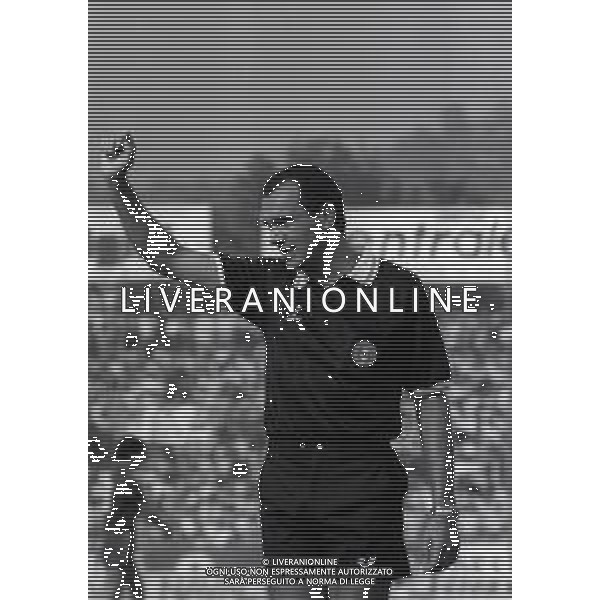 10-09-1989 BRESCIA-CAMPIONATO DI CALCIO SERIE B BRESCIA-TORINO 1-1 NELLA FOTO ARBITRO GIANNI BESCHIN AG ALDO LIVERANI SAS