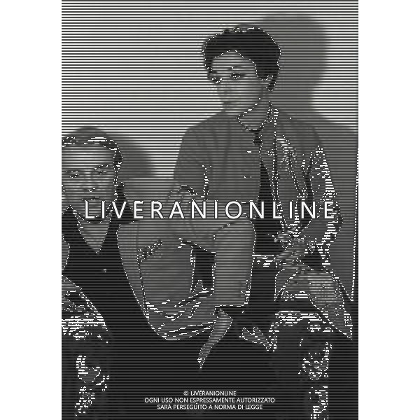 RETROSPETTIVA GIORGIO ALBERTAZZI ATTORE NELLA FOTO GIORGIO ALBERTAZZI CON ANNA PROCLEMER NELL\'ANNO 1967 A MILANO AG ALDO LIVERANI SAS     