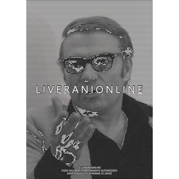 RETROSPETTIVA GIORGIO ALBERTAZZI ATTORE NELLA FOTO GIORGIO ALBERTAZZI NELL\'ANNO 1967 A MILANO AG ALDO LIVERANI SAS   