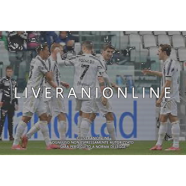 ©Alessandro Falzone/Agenzia Aldo Liverani Torino 11.04.2021 Stadio Allianz Stadium Juventus vs Genoa Serie A Tim 2020-2021 Nella foto : ESULTANZA GOL DI DEJAN KULUSEVSKI