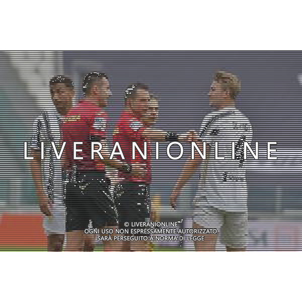 ©Alessandro Falzone/Agenzia Aldo Liverani Torino 11.04.2021 Stadio Allianz Stadium Juventus vs Genoa Serie A Tim 2020-2021 Nella foto : Arbitro: MARCO DI BELLO- MATTEO PASSERI- ALESSIO TOLFO-MATTHIJS DE LIGT