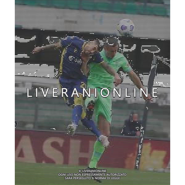 HELLAS VERONA - LAZIO CAMPIONATO CALCIO SERIE A TIM 11.04.2021 NELLA FOTO MATTIA ZACCAGNI E ADAM MARUSIC ©SANTANDREA / AGENZIA ALDO LIVERANI SAS