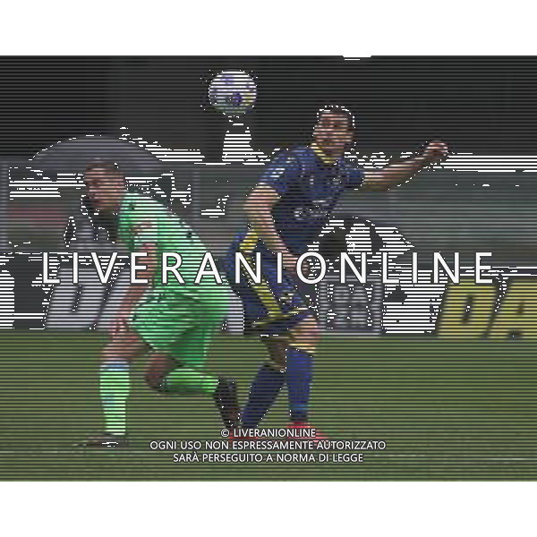 HELLAS VERONA - LAZIO CAMPIONATO CALCIO SERIE A TIM 11.04.2021 NELLA FOTO ADAM MARUSIC E KEVIN LASAGNA ©SANTANDREA / AGENZIA ALDO LIVERANI SAS