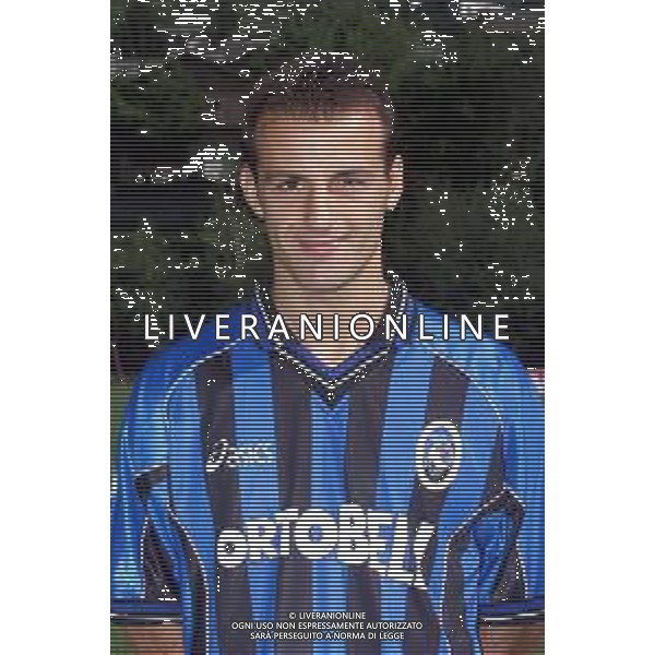 PRIMI PIANI ATALANTA CALCIO 2001/2002 NELLA FOTO CAVALLI LUCA FOTOSERVIZIO ALDO LIVERANI