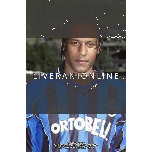 PRIMI PIANI ATALANTA CALCIO 2001/2002 NELLA FOTO DABO OUSMANE FOTOSERVIZIO ALDO LIVERANI