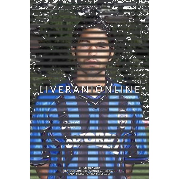 PRIMI PIANI ATALANTA CALCIO 2001/2002 NELLA FOTO ESPINAL JOSE FOTOSERVIZIO ALDO LIVERANI