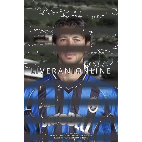 PRIMI PIANI ATALANTA CALCIO 2001/2002 NELLA FOTO PAGANIN MASSIMO FOTOSERVIZIO ALDO LIVERANI