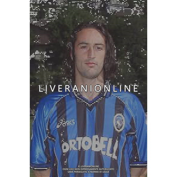 PRIMI PIANI ATALANTA CALCIO 2001/2002 NELLA FOTO RINALDI ALESSANDRO FOTOSERVIZIO ALDO LIVERANI