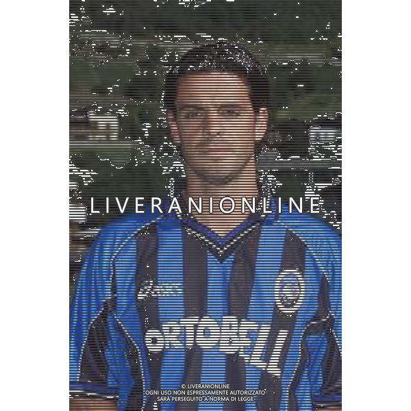 PRIMI PIANI ATALANTA CALCIO 2001/2002 NELLA FOTO SALA LUIGI FOTOSERVIZIO ALDO LIVERANI