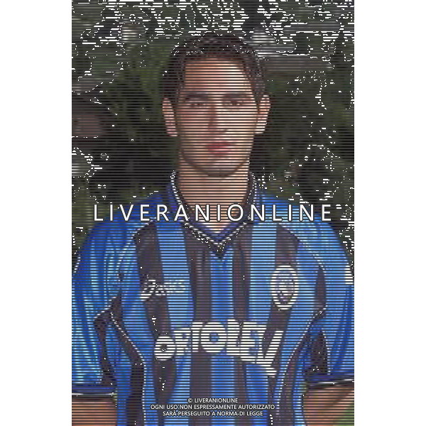 PRIMI PIANI ATALANTA CALCIO 2001/2002 NELLA FOTO SAUDATI LUCA FOTOSERVIZIO ALDO LIVERANI