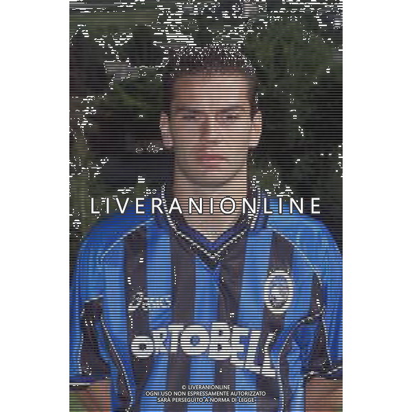 PRIMI PIANI ATALANTA CALCIO 2001/2002 NELLA FOTO ZAURI LUCIANO FOTOSERVIZIO ALDO LIVERANI