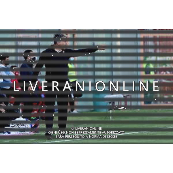 REGGINA - VICENZA CAMPIONATO CALCIO SERIE BKT 11.04.2021 NELLA FOTO L\'ALLENATORE MARCO BARONI (REGGINA) ©GAREFFA / AGENZIA ALDO LIVERANI SAS