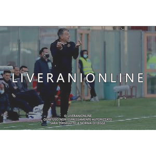REGGINA - VICENZA CAMPIONATO CALCIO SERIE BKT 11.04.2021 NELLA FOTO L\'ALLENATORE MARCO BARONI (REGGINA) ©GAREFFA / AGENZIA ALDO LIVERANI SAS