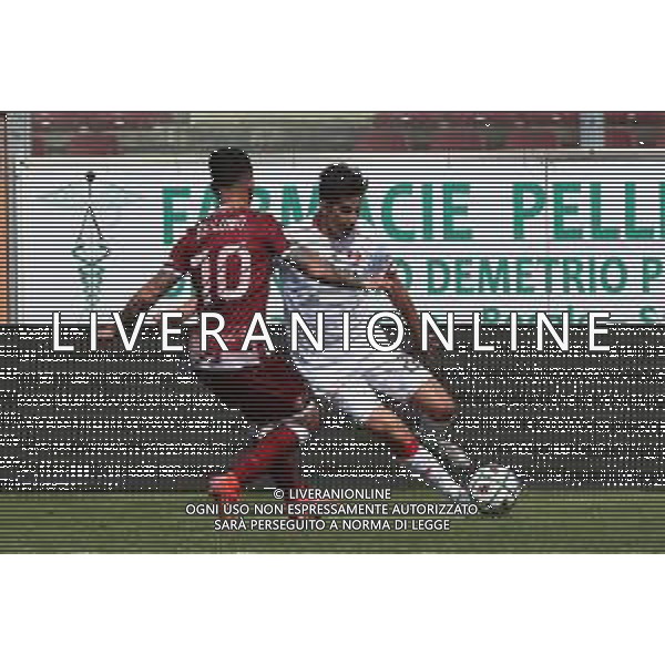 REGGINA - VICENZA CAMPIONATO CALCIO SERIE BKT 11.04.2021 NELLA FOTO PIETRO BERUATTO (VICENZA) E NICOLA BELLOMO (REGGINA) ©GAREFFA / AGENZIA ALDO LIVERANI SAS
