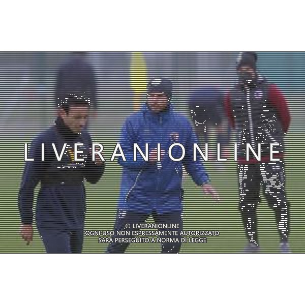 IMOLA 13 04 2021 IMOLESE CALCIO PRIMO ALLENAMENTO DI LORENZO MEZZETTI NUOVO ALLENATORE DELL\'IMOLESE CALCIO NELLA FOTO FRANCESCO SINTINI VICE ALLENATORE DELL\'IMOLESE CALCIO