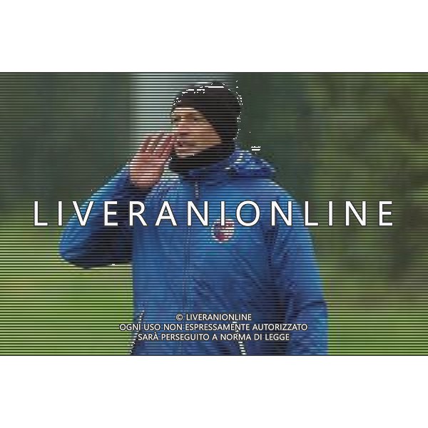 IMOLA 13 04 2021 IMOLESE CALCIO PRIMO ALLENAMENTO DI LORENZO MEZZETTI NUOVO ALLENATORE DELL\'IMOLESE CALCIO NELLA FOTO LORENZO MEZZETTI ALLENATORE DELL\'IMOLESE CALCIO