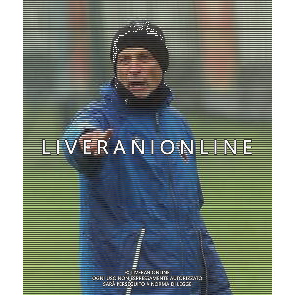 IMOLA 13 04 2021 IMOLESE CALCIO PRIMO ALLENAMENTO DI LORENZO MEZZETTI NUOVO ALLENATORE DELL\'IMOLESE CALCIO NELLA FOTO LORENZO MEZZETTI ALLENATORE DELL\'IMOLESE CALCIO