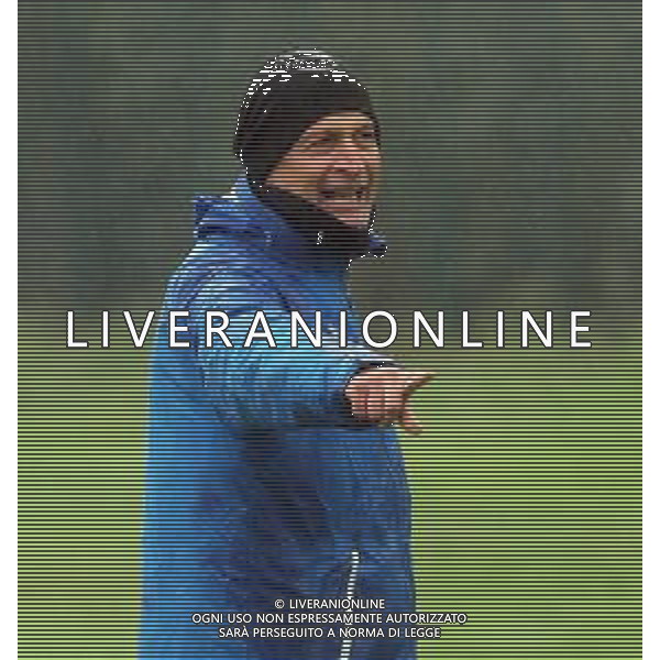 IMOLA 13 04 2021 IMOLESE CALCIO PRIMO ALLENAMENTO DI LORENZO MEZZETTI NUOVO ALLENATORE DELL\'IMOLESE CALCIO NELLA FOTO LORENZO MEZZETTI ALLENATORE DELL\'IMOLESE CALCIO