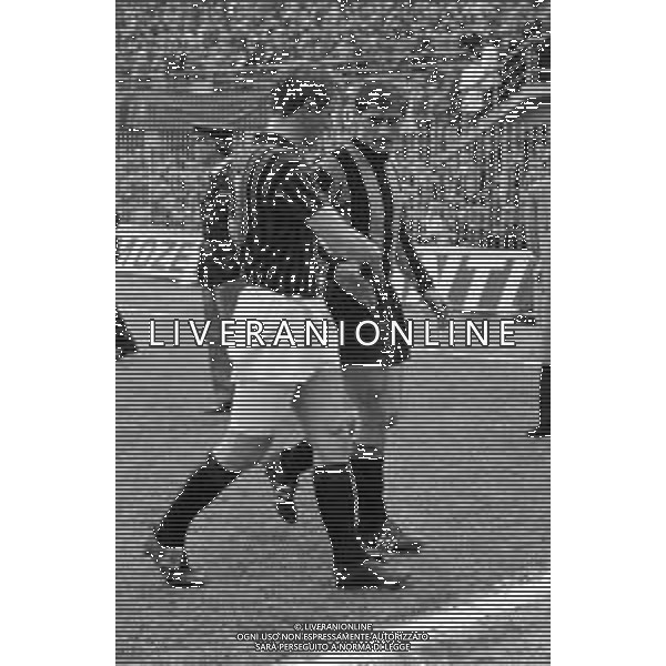 MILAN CALCIO 1963/1964 - RETROSPETTIVA NELLA FOTO NOLETTI GILBERTO CON TARCISIO BURGNICH (INTER) FOTO CARLO LORENZINI-AGENZIA ALDO LIVERANI SAS