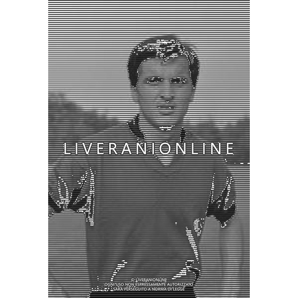 MILAN CALCIO 1968/1969 - RETROSPETTIVA NELLA FOTO SANTIN NELLO CALCIATORE FOTO CARLO LORENZINI-AGENZIA ALDO LIVERANI SAS