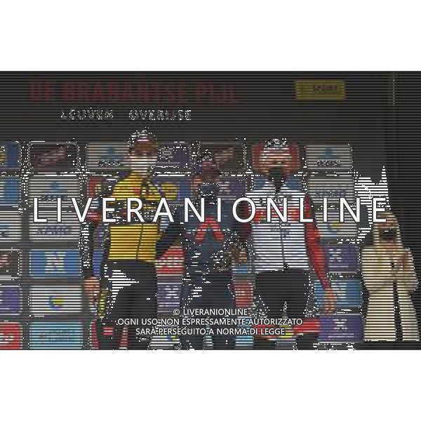 14-04-2021 Brabantse Pijl; 2021, Ineos Grenadiers; 2021, Jumbo - Visma; 2021, Uae - Emirates; Pidcock, Thomas; Van Aert, Wout; Trentin, Matteo; Overijse; ©SIROTTI / AGENZIA ALDO LIVERANI SAS