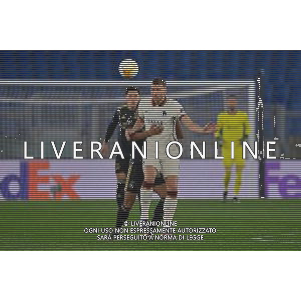 Corradettia/LMedia - AS Roma vs AFC Ajax - football Europa League match 2020/2021 15 April 2021 - Stadio Olimpico, rome, Italy Photo showing: Edin Dzeko of AS Roma seen in action @Corradettia/LMedia/ AGENZIA ALDO LIVERANI SAS