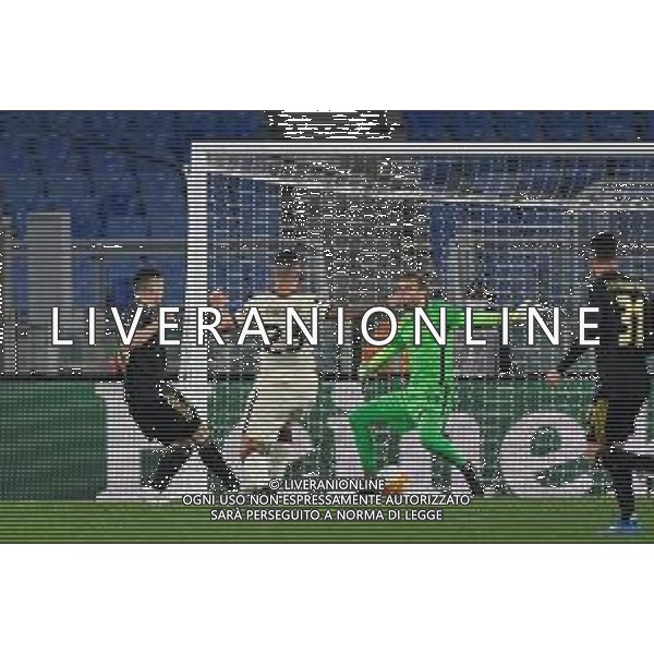 Corradettia/LMedia - AS Roma vs AFC Ajax - football Europa League match 2020/2021 15 April 2021 - Stadio Olimpico, rome, Italy Photo showing: Dusan Tadic of AFC Ajax gol disallowed 0-2 seen in action @Corradettia/LMedia/ AGENZIA ALDO LIVERANI SAS