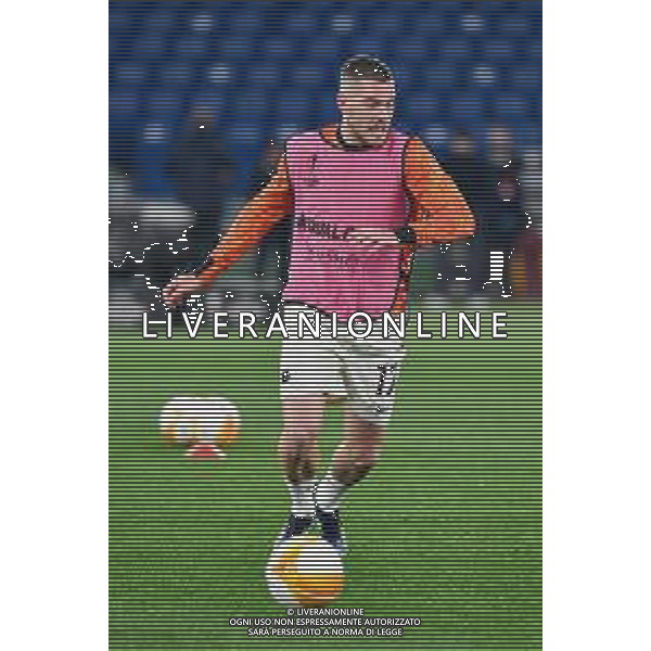 Corradettia/LMedia - AS Roma vs AFC Ajax - football Europa League match 2020/2021 15 April 2021 - Stadio Olimpico, rome, Italy Photo showing: Jordan Veretout of AS Roma seen in action @Corradettia/LMedia AG ALDO LIVERANI SAS