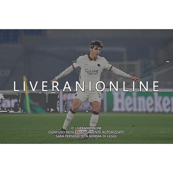Corradettia/LMedia - AS Roma vs AFC Ajax - football Europa League match 2020/2021 15 April 2021 - Stadio Olimpico, rome, Italy Photo showing: Gonzalo Villar of AS Roma seen in action @Corradettia/LMedia AG ALDO LIVERANI SAS