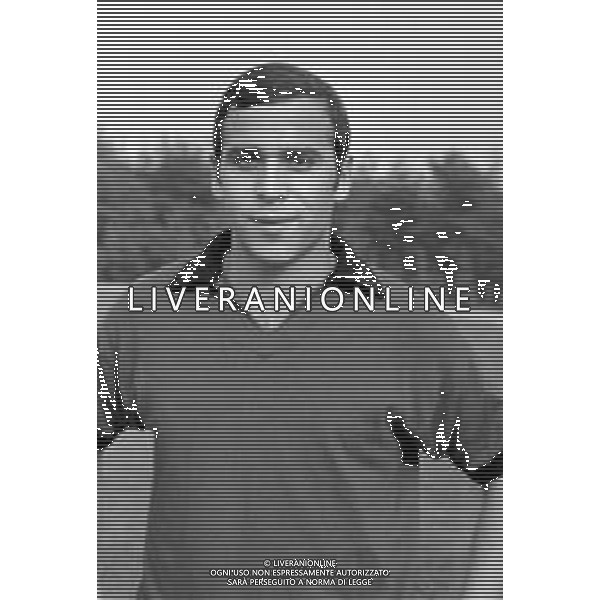 MILAN CALCIO 1968/1969 - RETROSPETTIVA NELLA FOTO GOLIN LINO CALCIATORE FOTO CARLO LORENZINI-AGENZIA ALDO LIVERANI SAS