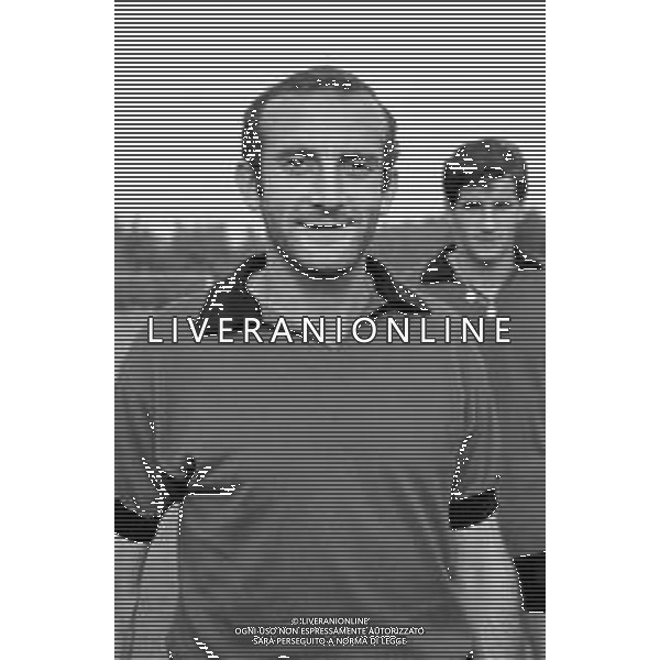 MILAN CALCIO 1968/1969 - RETROSPETTIVA NELLA FOTO LODETTI GIOVANNI CALCIATORE FOTO CARLO LORENZINI-AGENZIA ALDO LIVERANI SAS