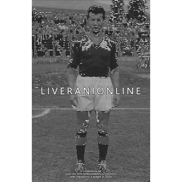 ROMA CALCIO 1955/1956 - RETROSPETTIVA NELLA FOTO STEFANO NYERS CALCIATORE FOTO CARLO LORENZINI-AGENZIA ALDO LIVERANI SAS