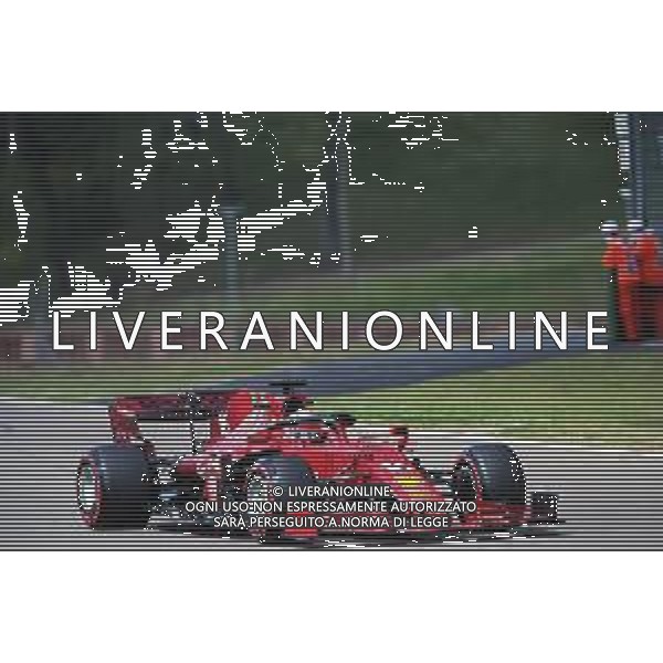 IMOLA AUTODROMO ENZO E DINO FERRARI VENERDI PROVE LIBERE NELLA FOTO CHARLES LECLERC FERRARI ©SANNA / AGENZIA ALDO LIVERANI SAS - 16.04.2021. Formula 1 World Championship, Rd 2, Emilia Romagna Grand Prix, Imola, Italia, Prove Libere