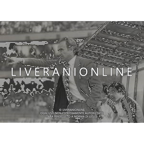 RETROSPETTIVA UGO TOMEAZZI ALLENATORE CALCIO NELLA FOTO UGO TOMEAZZI ALLENATORE SPAL NELL\'ANNO 1982 AG ALDO LIVERANI SAS