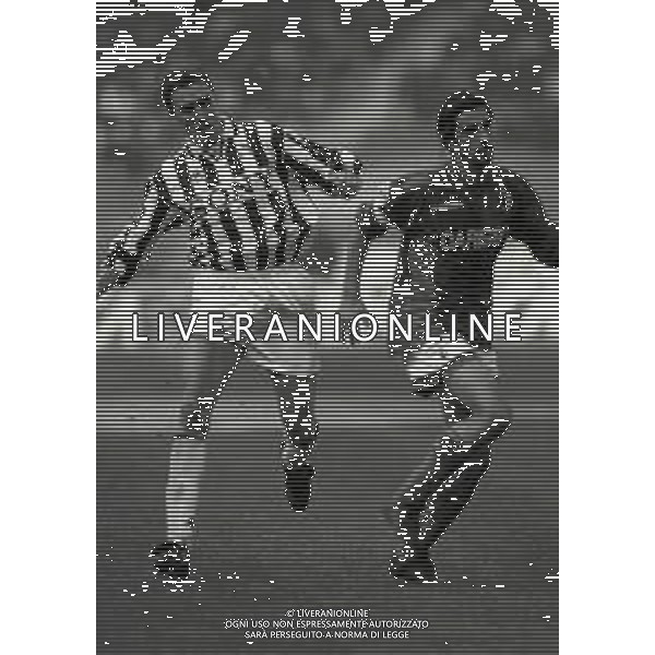 01-12-1996 TORINO CAMPIONATO DI CALCIO SERIE A JUVENTUS BOLOGNA 1-0 NELLA FOTO ALEN BOKSIC E MARCO DE MARCHI AG ALDO LIVERANI SAS