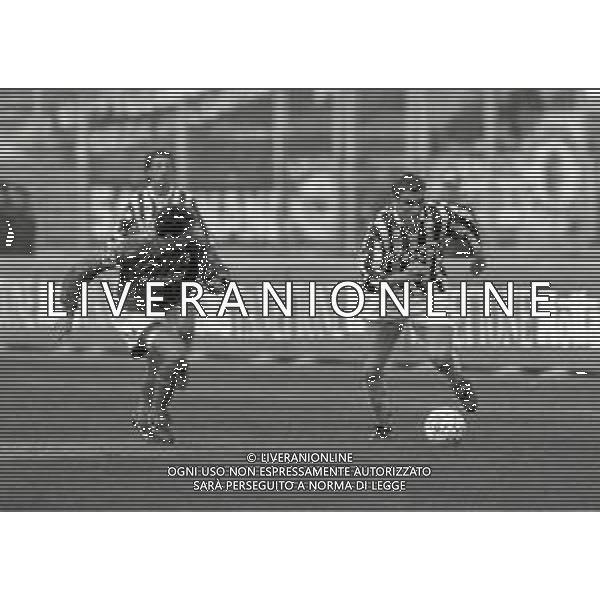 01-12-1996 TORINO CAMPIONATO DI CALCIO SERIE A JUVENTUS BOLOGNA 1-0 NELLA FOTO ALEN BOKSIC E ANDREA TAROZZI AG ALDO LIVERANI SAS